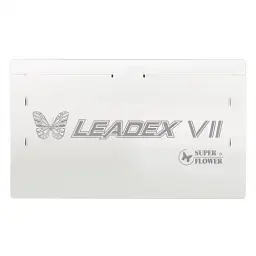 Блок живлення 1300 Вт, Super Flower LEADEX VII XG, White, модульний, 80+ Gold, Active PFC, 14 см FDB, 4xMolex / 12xSATA / 1x16-pin / 4x6+2-pin / 2x4+4-pin / 1x20+4-pin, захист OVP/OCP/OPP/SCP/UVP/OTP/NLO/SIP, ATX3.1 (SF-1300F14XG(WH)) - мініатюра 2