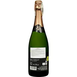 Вино ігристе Mont-Ferrant Cava Brut Reserva Organic, біле, брют, 0,75 л - мініатюра 2