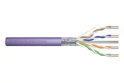 Кабель вита пара САТ 6 F-UTP 305м AWG 23/1 LSZH-1 фіолетовий Digitus teh0018326