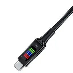 Дата кабель Acefast C7-03 Type-C to Type-C 100W (1.2m) Black - мініатюра 3