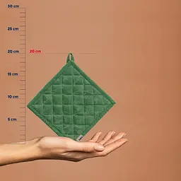 Прихватка KELA Cora 20x20 см зелений візерунок (12819) - мініатюра 3