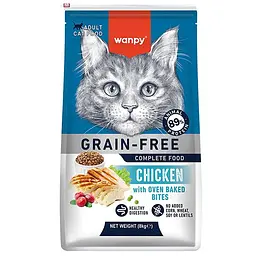 Сухий корм для котів Wanpy Adult Cat Grain Free Chicken Ванпі беззерновий з куркою 8 кг