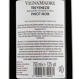 Вино Vigna Madre Finamore Pinot Noir Trevenezie IGT, червоне, сухе, 0,75 л - мініатюра 3