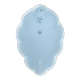 Стимулятор Satisfyer Cloud Dancer Вакуумний, 9 см блакитний - мініатюра 4