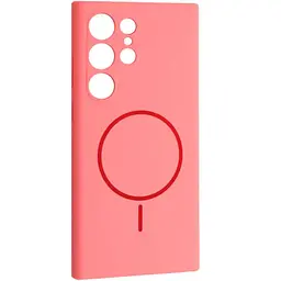 Чохол DK Luxury Silicone Case with MagSafe для Samsung Galaxy S24 Ultra Rose Pink [132238]