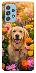 TPU чохол Demsky Flowery labrador для Samsung Galaxy A52 4G / A52 5G