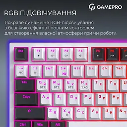 Клавіатура GamePro Asgard Valhalla Pro QLAB Sakura Switch White (MK160-W-D-QS-PRO) - мініатюра 15