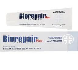 Зубна паста Plus Pro White відбілююча Biorepair 75 мл
