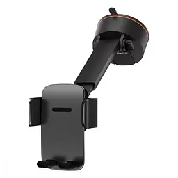 Автомобільний тримач холдер Baseus Easy Control Clamp Car Mount Holder Pro SUYK020001 Black - мініатюра 2