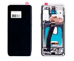 Дисплей Samsung G980 Galaxy S20 OLED чорний + рамка