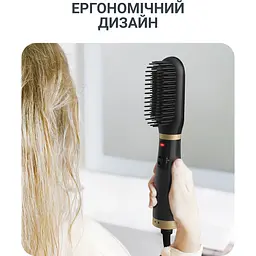 Щітка-випрямляч Rowenta Powerstraight Air чорна (UB5920F0) - мініатюра 7