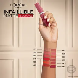 Рідка помада для губ L'Oreal Paris Infallible Matte Resistance відтінок 635 (Worth It Medium) 5 мл - мініатюра 3