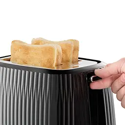 Тостер Russell Hobbs Eden 800 Вт пластик підігрів розморожування чорний - мініатюра 4