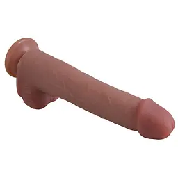 Фалоімітатор - Erospace Natural Play Silicone Dildo D3, 24 см - мініатюра 6