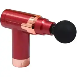 М'язовий ударний масажер Fascial GUN JY-760 4 насадки Червоний