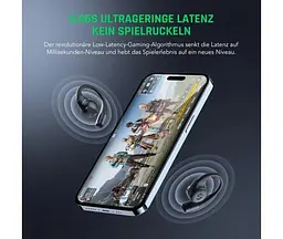 Навушники бездротові Black Shark T17 Open Bluetooth 5.3 Earphones (BHR8844CN) чорні - мініатюра 5