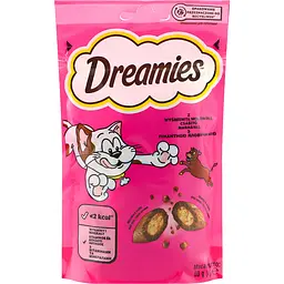 Ласощі для котів Dreamies з яловичиною 60 г