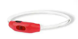 Світлодіодний (LED) нашийник Happet з USB для собак, червоний, 40 см, S (LE07) - мініатюра 4