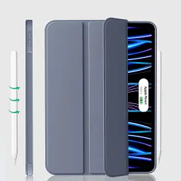 Чохол до планшета BeCover Tri Fold Soft TPU Silicone Apple iPad Pro 11" M4 2024 Purple (711749) - мініатюра 4