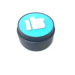 Антистрес-клікер «LIKE» Br., 4 см, 3D-друк - мініатюра 2