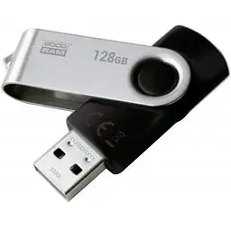 USB флеш накопичувач Goodram 128GB UTS2 Twister Black USB 2.0 (UTS2-1280K0R11)