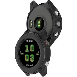 Чохол-бампер DK Силікон Outlines для Garmin Forerunner 955 (black) - мініатюра 3