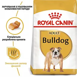 Сухий корм для дорослих собак породи Бульдог Royal Canin Bulldog Adult 12 кг (2590120) - мініатюра 5