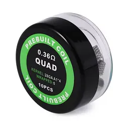 Комплект спіралей PREBUILT Quad Coil 0.36 10 шт Ом (bs054) - мініатюра 2