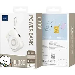 Зовнішній акумулятор Wiwu Magnetic Wi-P041 9600mAh 22.5W White [133056] - мініатюра 3