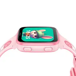 Смарт годинник-телефон дитячі Wonlex CT23 з відеодзвінком WI-FI GPS SIM-карта Pink (18355) - мініатюра 3