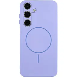 Чохол Silicone Cover Lakshmi Full Camera (AA) with Magnetic Fit для Samsung Galaxy A17 4G/5G Бузковий / Dasheen