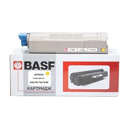 Тонер-картридж BASF OKI MC760/770/780/ 45396301 Yellow (KT-45396301)