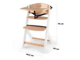 Стільчик для годування 2 в 1 KinderKraft Enock Gray Wood (KKKENOCGRY0000) - мініатюра 8