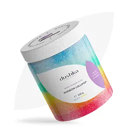Скраб-жуйка для тіла Веселковий льодяник Dushka 330 г