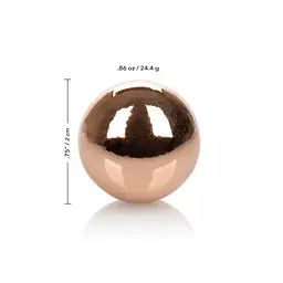Вагінальні кульки CalExotics Climax Weighted Kegel Balls Nickel-Free Rose Gold - мініатюра 3