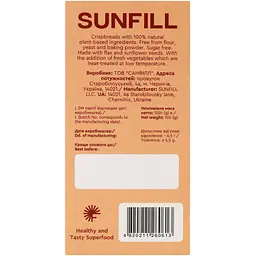 Хлібці Sunfill з грибами 100 г (763592) - мініатюра 2