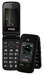 Телефон Sigma Comfort 50 Shell Duo Type-С Black UA UCRF - мініатюра 3