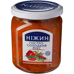 Салат овочевий Ніжин Гостро-солодкий мікс 460 г - мініатюра 2