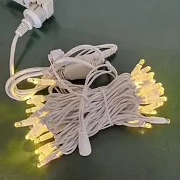 Вулична, надійна яскрава LED-гірлянда довжина 10 метрів, кількисть Cob крапель 100 LED, для дому, тераси на дерева - мініатюра 6