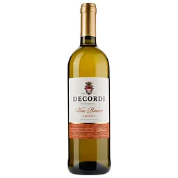 Вино Decordi Vino Bianco Amabile, белое, полусладкое, 10%, 0,75 л