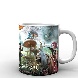 Кухоль GeekLand Аліса в країні чудес Alice in Wonderland Аліса в країні чудес екшен AW.02.010 330 мл білий - мініатюра 3