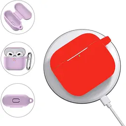 Чохол BeCover Silicon для Apple AirPods (3nd Gen) Red (707186) - мініатюра 4