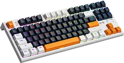 Клавіатура GamePro MK180W Red Hot-Swap RGB White - мініатюра 2