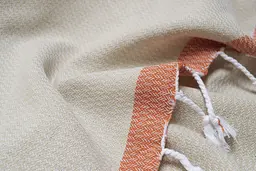 Рушник Barine Pestemal - Basak 95x165 Beige-Orange бежевий-помаранчевий - мініатюра 4