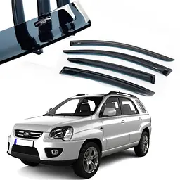 Дефлектори вікон вітровики Kia Sportage 2004-2010 (K10)