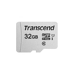 Карта пам'яті Transcend 32GB microSDHC class 10 UHS-I U1 (TS32GUSD300S-A) - мініатюра 2