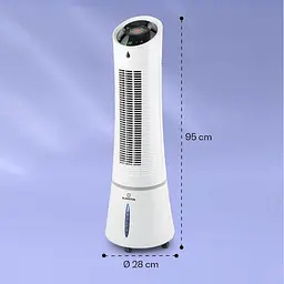 Мобільний кондиціонер вентилятор Klarstein Skyscraper Ice Smart 4-в-1 (10040206) - мініатюра 7