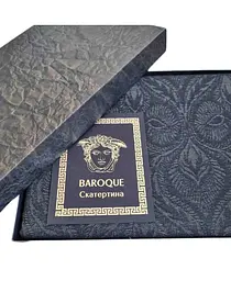 Скатертина гобеленова Baroque Black 136х180 см (025785) - мініатюра 6