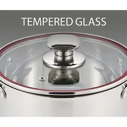 Ківш Krauff Prime Chef зі скляною кришкою 2 л 16 см (26-238-037) - мініатюра 5