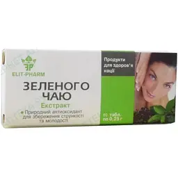 Екстракт Elit-Pharm зеленого чаю 80 таблеток
